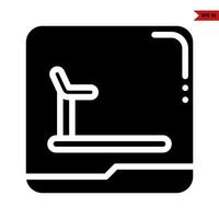 scooter in frame glyph icon vector