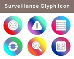 Surveillance Vector Icon Set