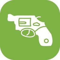 Revolver Unique Vector Icon