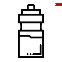 bottle drug  line icon vector