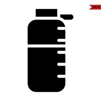 bottle drug glyph icon vector