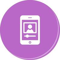Vlog Unique Vector Icon