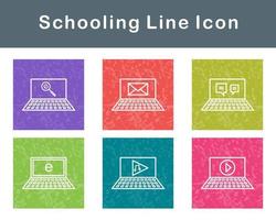 Schooling Vector Icon Set