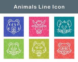 animales vector icono conjunto