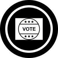 Vote Sticker Vector Icon