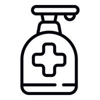 Medical spray icon outline vector. Clean hospital vector