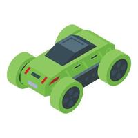 Rc monster icon isometric vector. Remote control vector