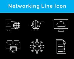 Networking Vector Icon Set