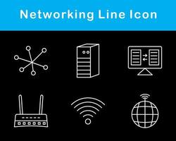 Networking Vector Icon Set