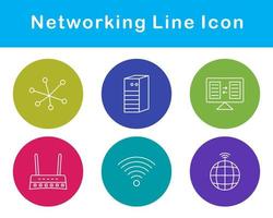 Networking Vector Icon Set