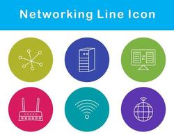 Networking Vector Icon Set