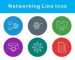 Networking Vector Icon Set