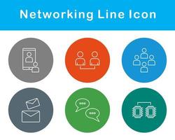 Networking Vector Icon Set
