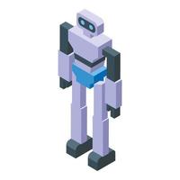 Rc robot icon isometric vector. Remote control vector