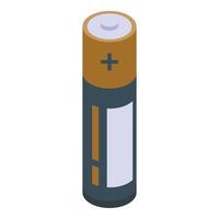 Power energy icon isometric vector. Full battery vector