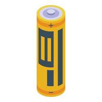 Power battery icon isometric vector. Charge energy vector