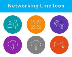 Networking Vector Icon Set