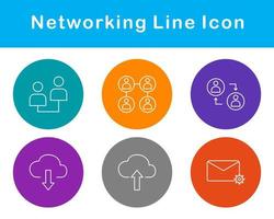 Networking Vector Icon Set