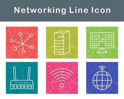 Networking Vector Icon Set