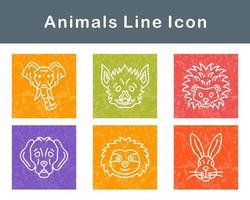 animales vector icono conjunto