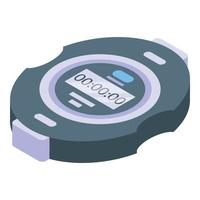 Referee stopwatch icon isometric vector. Sport game vector
