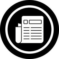 News Paper Vector Icon