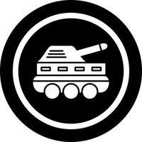 icono de vector de tanque de infantería