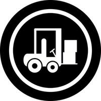 Forklifter Vector Icon