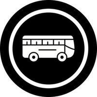 icono de vector de bus