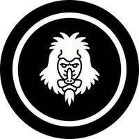 icono de vector de mandril