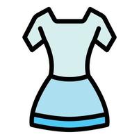 Ballet costume icon vector flat