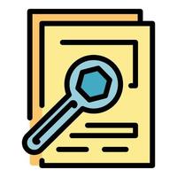 Technical writing icon vector flat