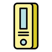 Portable covid test icon vector flat