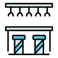 Bar counter icon vector flat