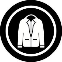 icono de vector de chaqueta elegante