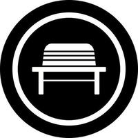 Garden Bench Vector Icon