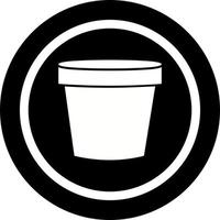 Plant Pot Vector Icon