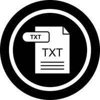 icono de vector de texto