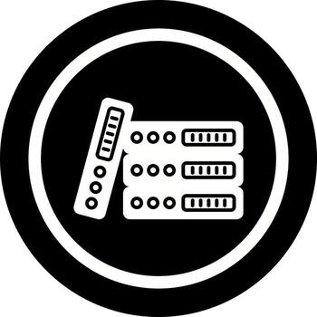 icono de vector de carpetas