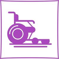 Wheel Chair Unique Vector Icon