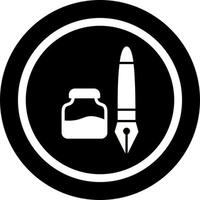 Ink and Pen Vector Icon