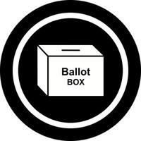 Ballot Box Vector Icon