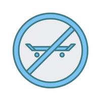 No Skating Vector Icon