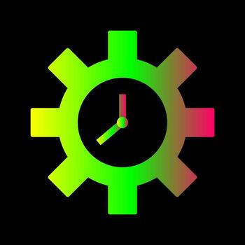 Time Optimization Unique Vector Icon