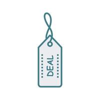 Unique Online Deals Vector Icon