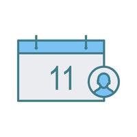 Unique Event Management Vector Icon