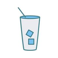 Iced Coffee Vector Icon