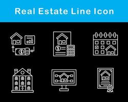 Real Estate Vector Icon Set