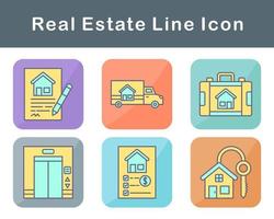 Real Estate Vector Icon Set