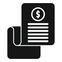 Compensation icon simple vector. Money benefit vector